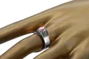 Ring Vintage craft Amethyst Sterling silver 925 vrc007s